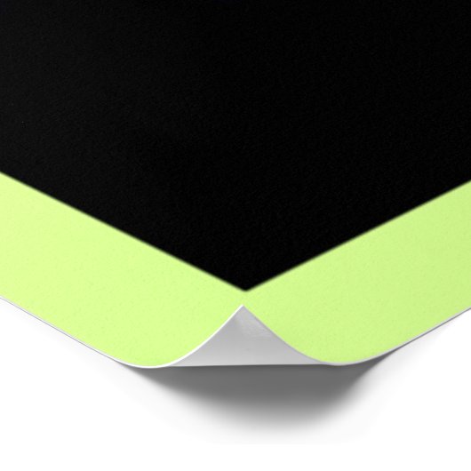 Vivid Neon Eye met smeltende kleuren Poster (Hoek)