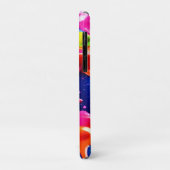 Vivid Neon Paint Splatter Explosion Art Case-Mate iPhone Case (Achterkant/links)