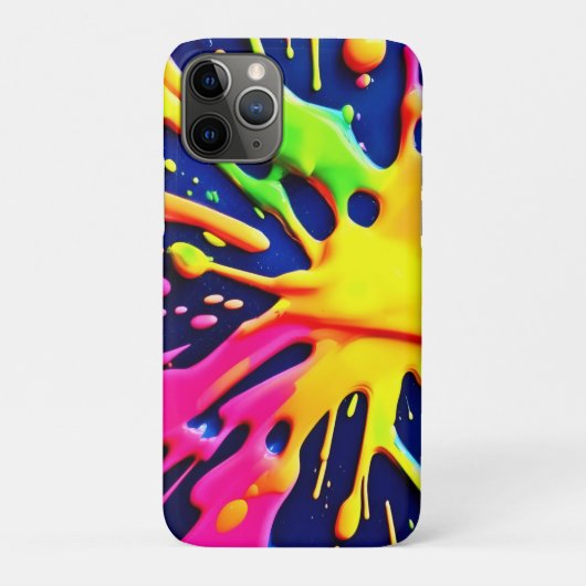 Vivid Neon Splashes Case-Mate iPhone Case (Achterkant)