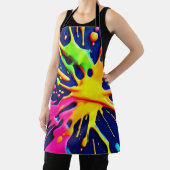 Vivid Neon Splashes Schort (Insitu)