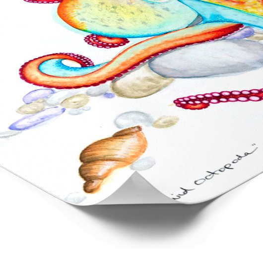Vivid Octopoda Poster (Hoek)