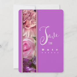 Vivid Orchid Save the Date  Kaart