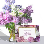 Vivid Orchid Secret Gardens Birthday Card Kaart