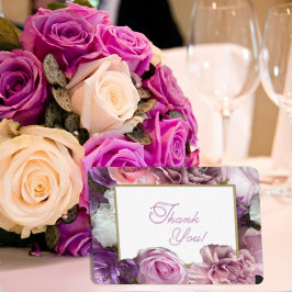 Vivid Orchid Secret Gardens Thank You Card Bedankkaart