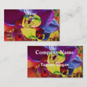 Vivid Orchid  Visitekaartjes (Voorkant / Achterkant)