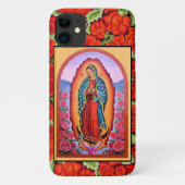 Vivid Our Lady of Guadalupe  Rozen Case-Mate iPhone Case (Achterkant)