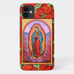 Vivid Our Lady of Guadalupe  Rozen Case-Mate iPhone Case
