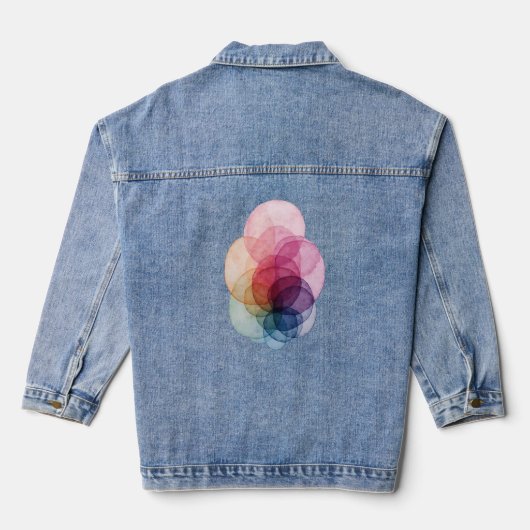 Vivid Overlap V01 Denim Jacket (Achterkant)
