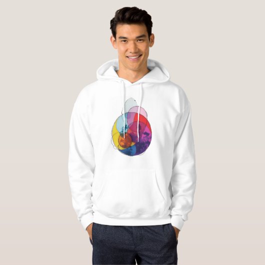 Vivid Overlap V03 Hoodie (Voorkant volledig)
