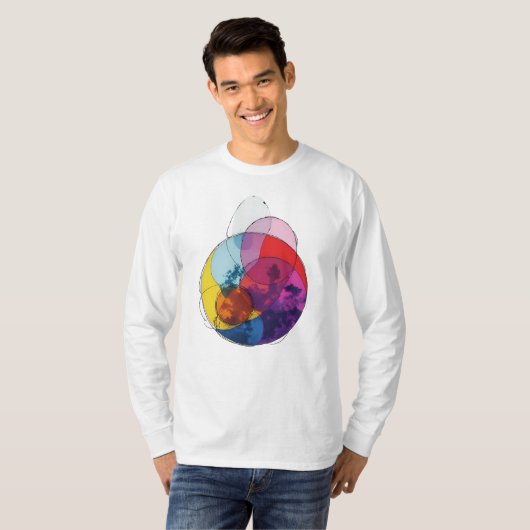 Vivid Overlap V03 T-shirt (Voorkant volledig)