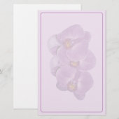Vivid Paars Orchid Stationery Briefpapier (Voorkant / Achterkant)
