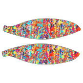 Vivid Paint Splatter Abstract Mini Basketbal (Panelen)