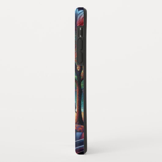 "Vivid Park: Kleurrijke achtergrond iPhone Case" Case-Mate iPhone Case (Achterkant/links)