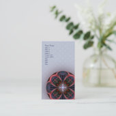 Vivid Petals Mandala - Verticaal Visitekaartje (Staand voorkant)