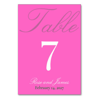 Vivid Pink Y2K Gothic Wedding Kaart