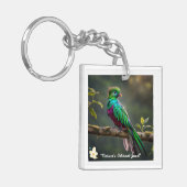 "Vivid Plume" Sleutelhanger (Voorkant Links)