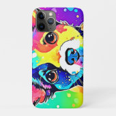 Vivid Puppy Vibes Art Design Case-Mate iPhone Case (Achterkant)