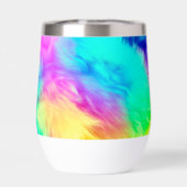 Vivid Rainbow Fluffy Fur Texture-75201 (Achterkant)