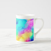 Vivid Rainbow Fluffy Fur Texture-75201 Porselein Kop (Rechts)