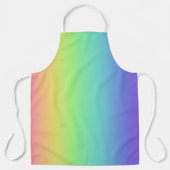 Vivid Rainbow Gradient Schort (Voorkant)