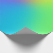 Vivid Rainbow Ombre Birthday Party Cadeaupapier (Hoek)