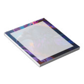 Vivid Rainbow Raven Art-laptop Notitieblok (Schuin)