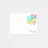 Vivid Realm of Rainbow Morpho Butterflies Post-it® Notes (Voorkant)