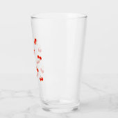 Vivid Red Cherry Glas (Links)