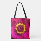 Vivid Red Flowers Tote Bag (Achterkant)