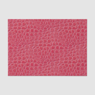 Vivid Red Snake Skin Dragon/Dinosaur Animal Print Tissuepapier