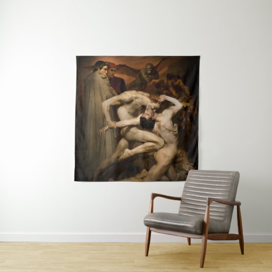 Vivid Retro - Dante en Virgil Wandkleed (In Situ (horizontaal))