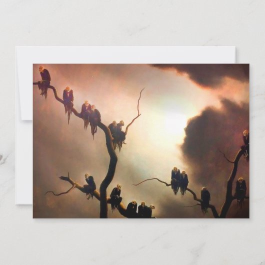 Vivid Retro - Ghosts in a Tree Kaart (Achterkant)