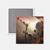 Vivid Retro - Ghosts in a Tree Magneet (Voorkant / Achterkant)