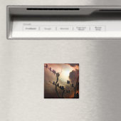 Vivid Retro - Ghosts in a Tree Magneet (Insitu (Vaatwasser))