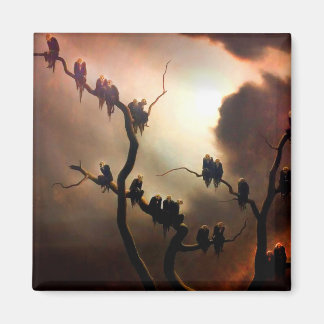 Vivid Retro - Ghosts in a Tree Magneet