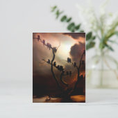 Vivid Retro - Ghosts in een boom Uitnodiging Briefkaart (Staand voorkant)