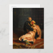 Vivid Retro - Ivan the Terrible and His Son Ivan Uitnodiging Briefkaart (Voorkant / Achterkant)