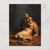 Vivid Retro - Ivan the Terrible and His Son Ivan Uitnodiging Briefkaart (Voorkant)