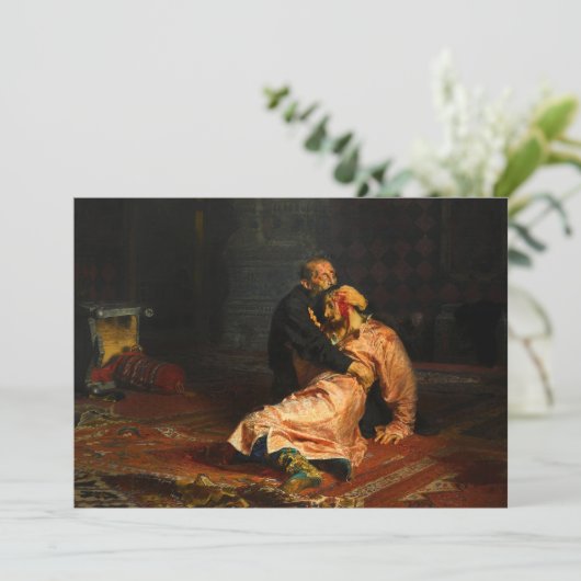 Vivid Retro - Ivan the Terrible en Zijne zoon Ivan Kaart (Staand voorkant)