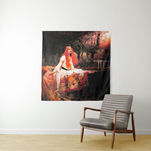 Vivid Retro - The Lady of Shalott Wandkleed (In Situ (horizontaal))