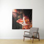 Vivid Retro - The Lady of Shalott Wandkleed (In situ)