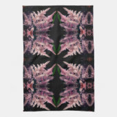 Vivid roze bloemen sluiten Abstract patroon op Theedoek (Verticaal)