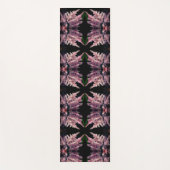 Vivid roze bloemen sluiten Abstract patroon op Yogamat (Voorkant)