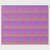 Vivid roze ik hou van Brazilië. Cadeaupapier (Vlak)