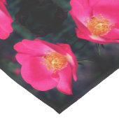 Vivid roze Rose Petals Abstracte Floral Korte Tafelloper (Hoek)