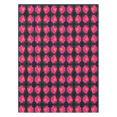 Vivid roze Rose Petals Abstracte Floral Tafelkleed (Voorkant)