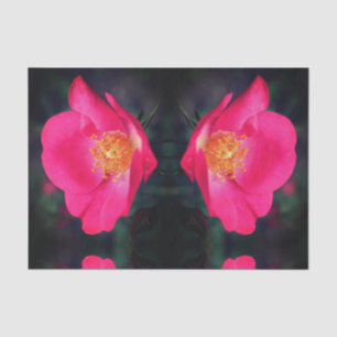 Vivid roze Rose Petals Abstracte ontbinding van Fl Tissuepapier