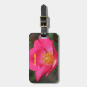 Vivid roze roze roze roze roze roze roze roze roze bagagelabel (Voorkant verticaal)