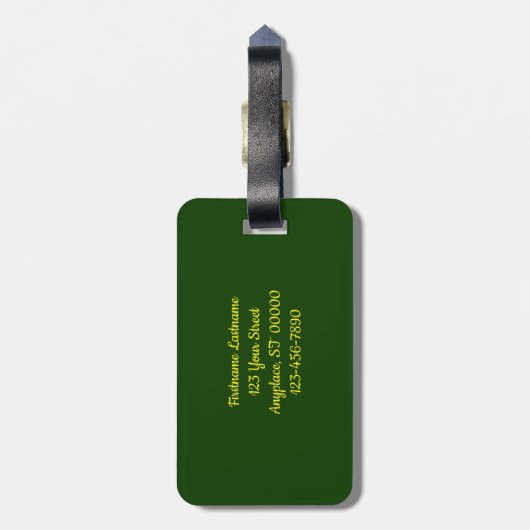 Vivid roze roze roze roze roze roze roze roze roze bagagelabel (Achterkant verticaal)