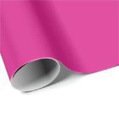 Vivid roze vaste kleur cadeaupapier (Rol Hoek)